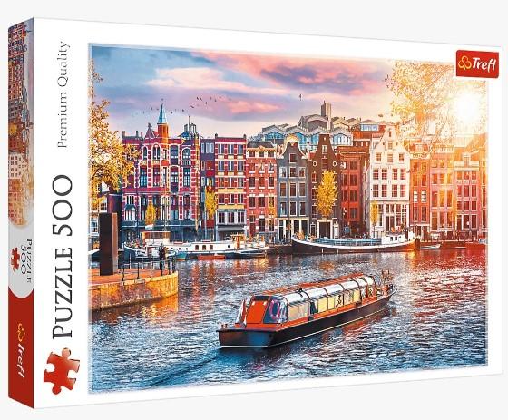 PUZZLE 500 TREFL AMSTERDAM HOLANDIA