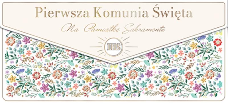 KOPERTA KOMUNIA WIANUSZEK KOLOROWY