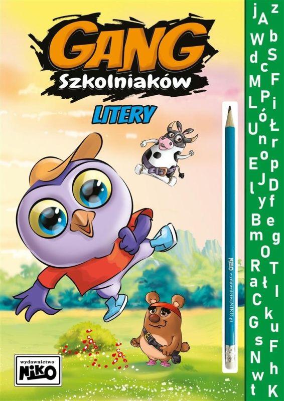 KSIĄŻECZKA GANG SZKOLNIAKÓW. LITERY