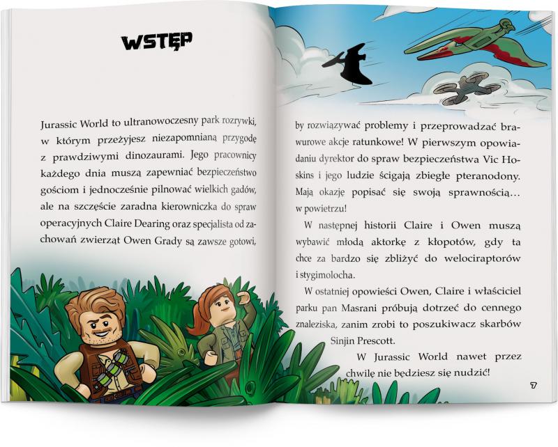 KSIĄŻECZKA LEGO JURASSIC WORLD. OPERACJA 'PRZETRWANIE'