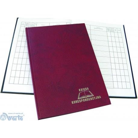 KSIĘGA KORESP.WARTA 96K BORDO