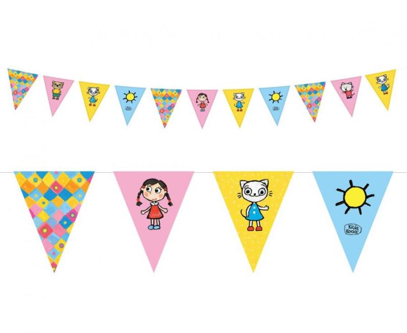 GIRLANDA FLAGI PAP. KICIA KOCIA 2,5M
