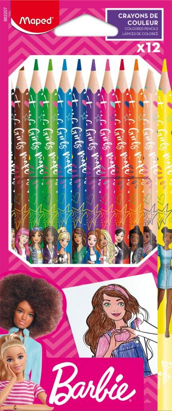 KREDKI 12 MAPED BARBIE