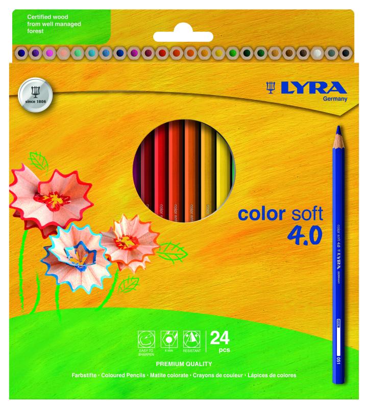 KREDKI 24 COLOR SOFT 4,0 LYRA