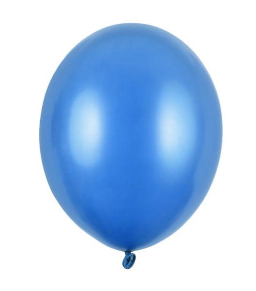 BALONY STRONG 30CM METALLIC CORN BLUE