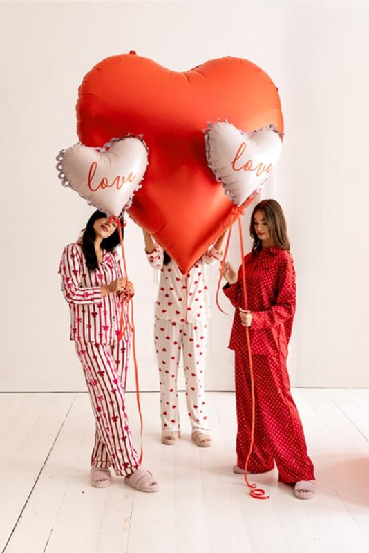 BALON FOLIOWY SERCE 91X85CM MIX