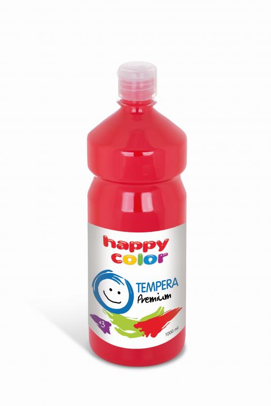 FARBY TEMPERA PREMIUM 1000ML CZERW