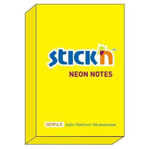 NOTES SAMOP.76*51 ŻÓŁTY NEON