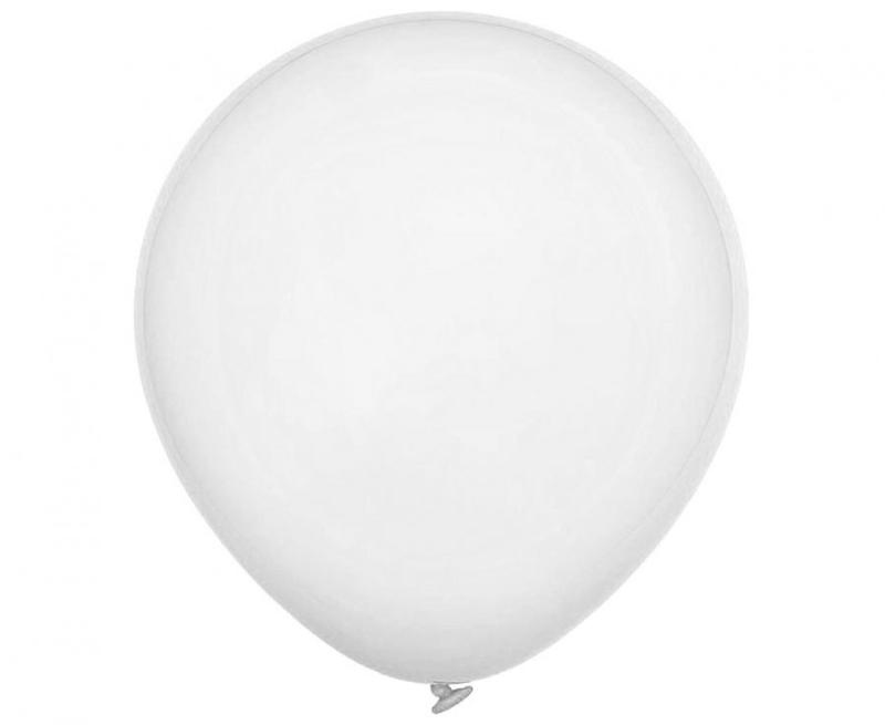 BALON DECOMEX 5 CALI PASTEL BIAŁY A/100