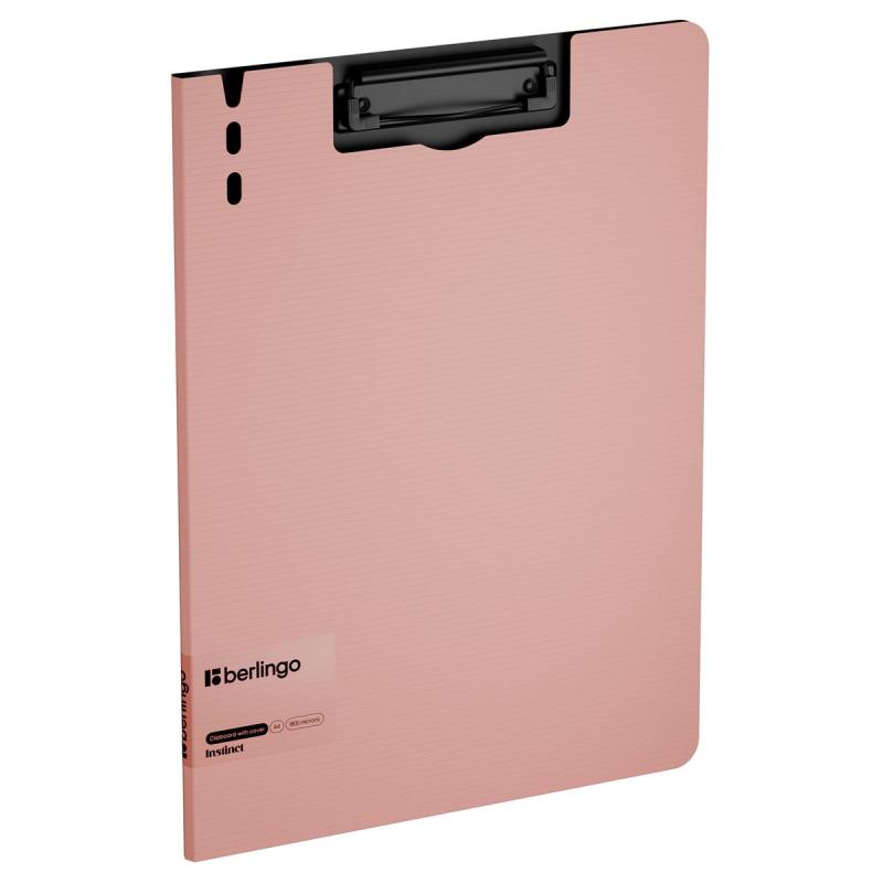 CLIPBOARD ZAMYKANY A4 BERLINGO INSTINCT RÓŻOWY