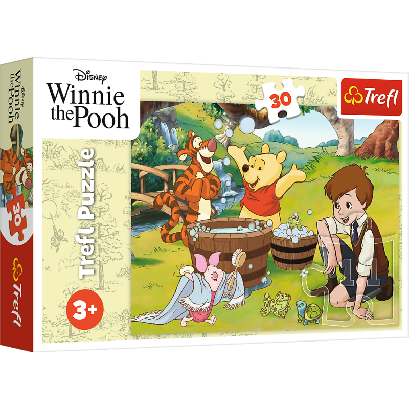 PUZZLE 30 TREFL DZIEŃ Z PUCHATKIEM