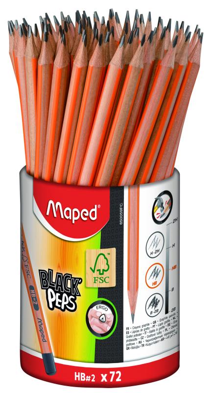 OŁÓWEK BLACKPEPS HB W KUBKU A/72