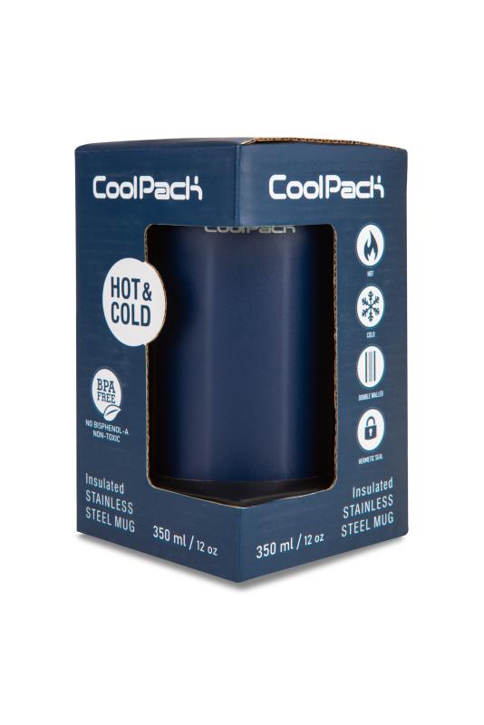 KUBEK TERMICZNY, CP COFFEE MUG - TOM - 350 ml - NAVY BLUE