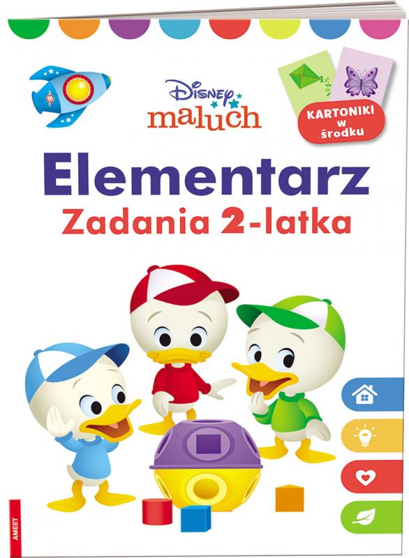 KSIĄŻECZKA DISNEY MALUCH.ELEMENTARZ.ZADANIA 2-LATKA