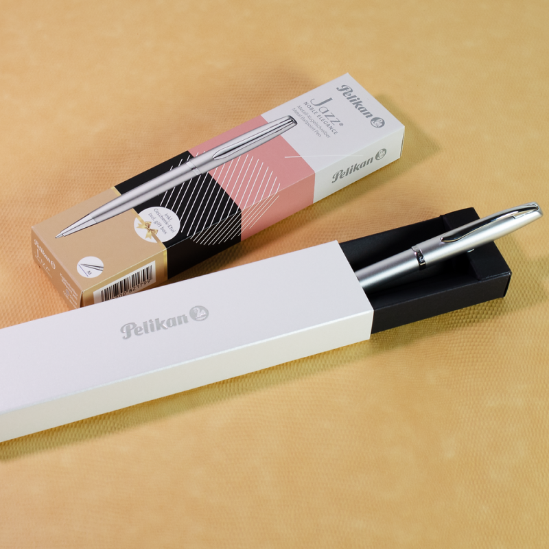 DŁUGOPIS PELIKAN JAZZ NOBLE ELEGANCE SILVER ETUI
