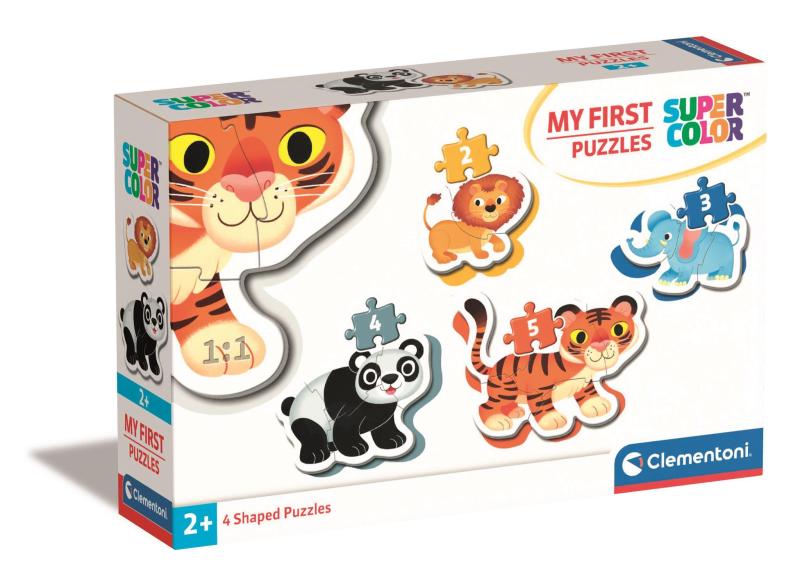 MOJE PIERWSZE PUZZLE WILD ANIMALS