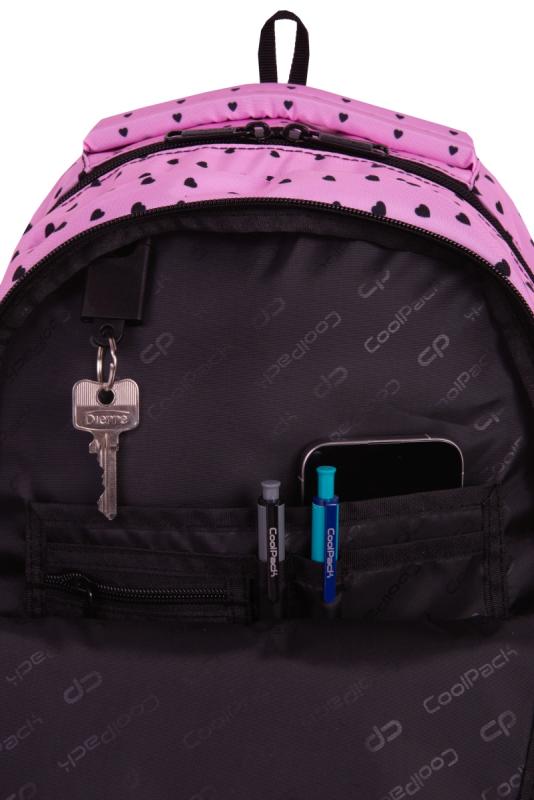 PLECAK MŁODZIEŻOWY CP PICK - PINK MARSHMALLOW