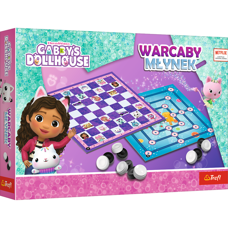 GRA TREFL WARCABY I MŁYNEK GABBYS DOLLHOUSE