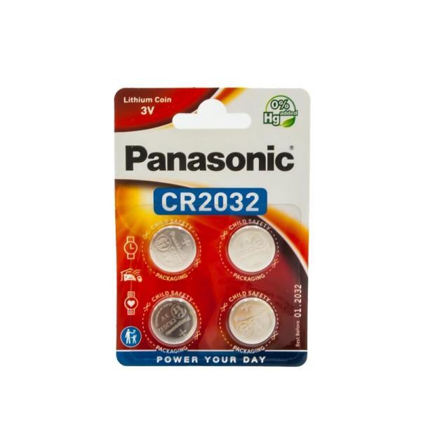 BATERIA CR2032 A'4 3V PANASONIC