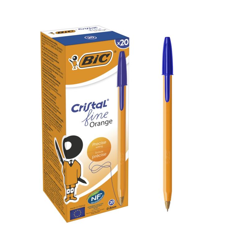 DŁUGOPIS BIC ORANGE NIEBIESKI A20