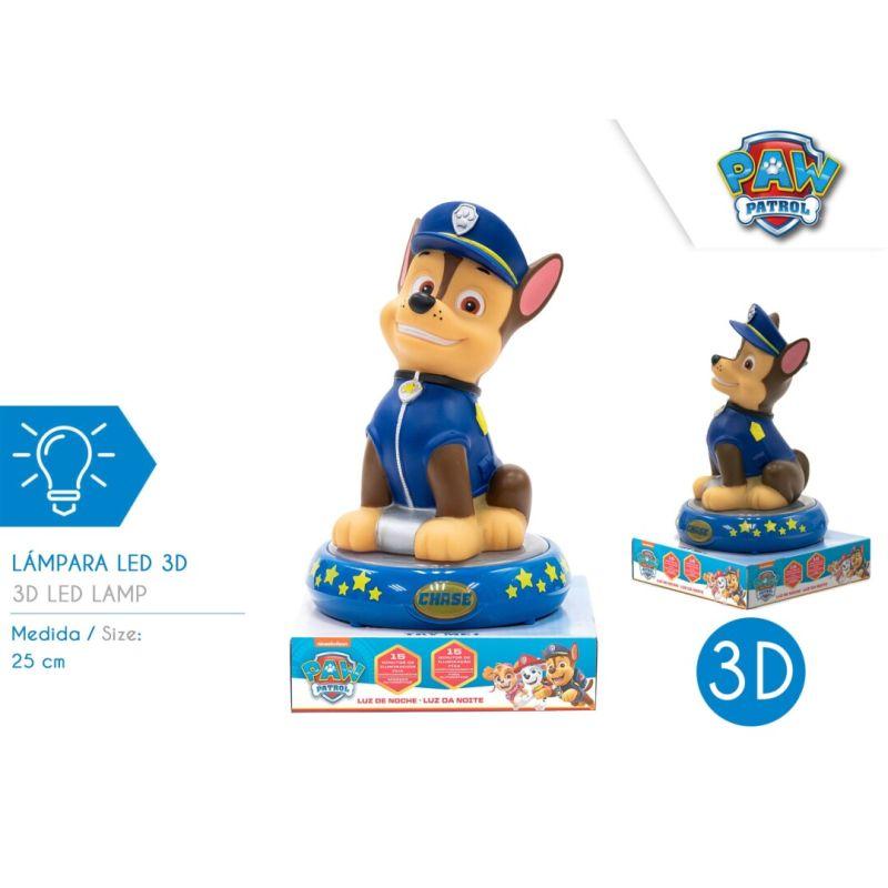 LAMPKA NOCNA 3D CHASE 25CM PSI PATROL