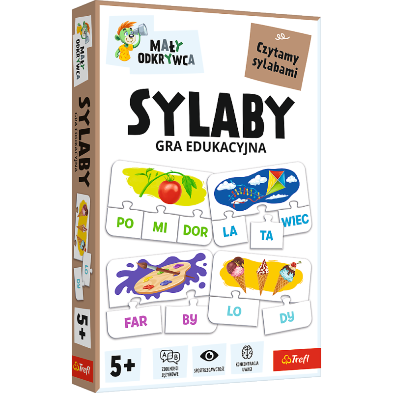 GRA TREFL SYLABY - MAŁY ODKRYWCA