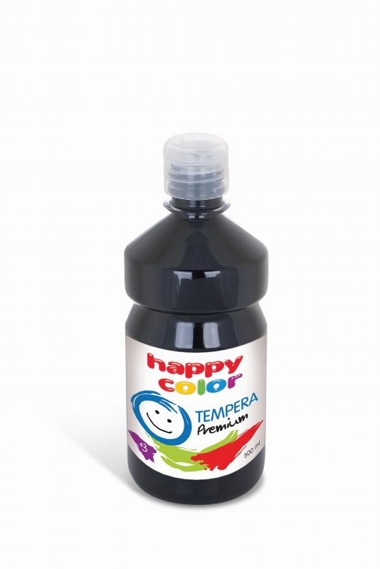 FARBY TEMPERA PREMIUM 500ML CZARNY