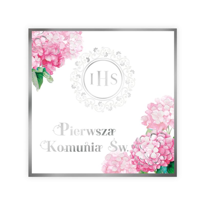 ZAPROSZENIA KWADRAT LUX A10 KOMUNIA KOTEK