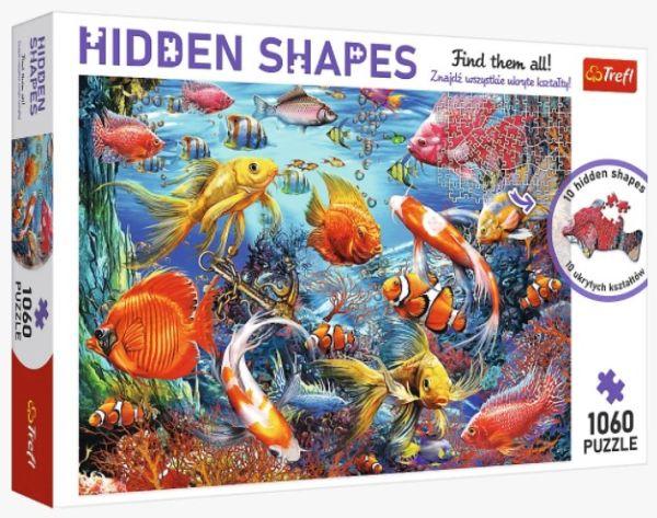 PUZZLE 1060 TREFL PODWODNE ŻYCIE HIDDEN SHAPES