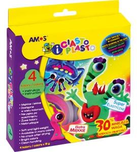 CIASTOPLASTO AMOS IC18P4S - 4 KOLORY FLUO