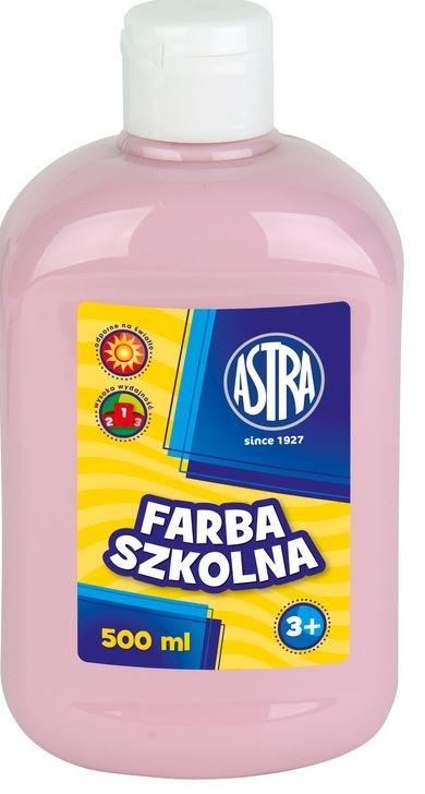 FARBA SZKOLNA ASTRA 500ML JASNORÓŻOWA