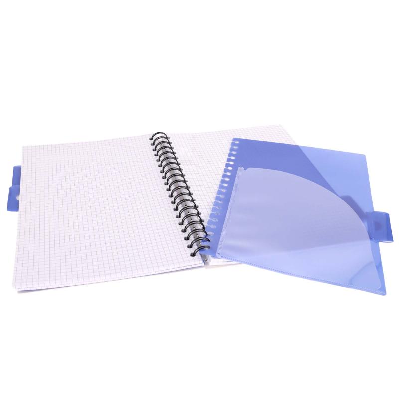 KOŁOZESZYT B5/100# BASIC GRANATOWY 80G STRIGO