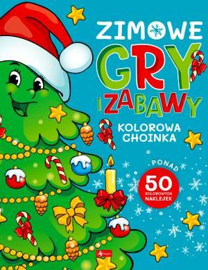 KSIĄŻECZKA ZIMOWE GRY I ZABAWY KOLOROWA CHOINKA #ŚWIĘTA