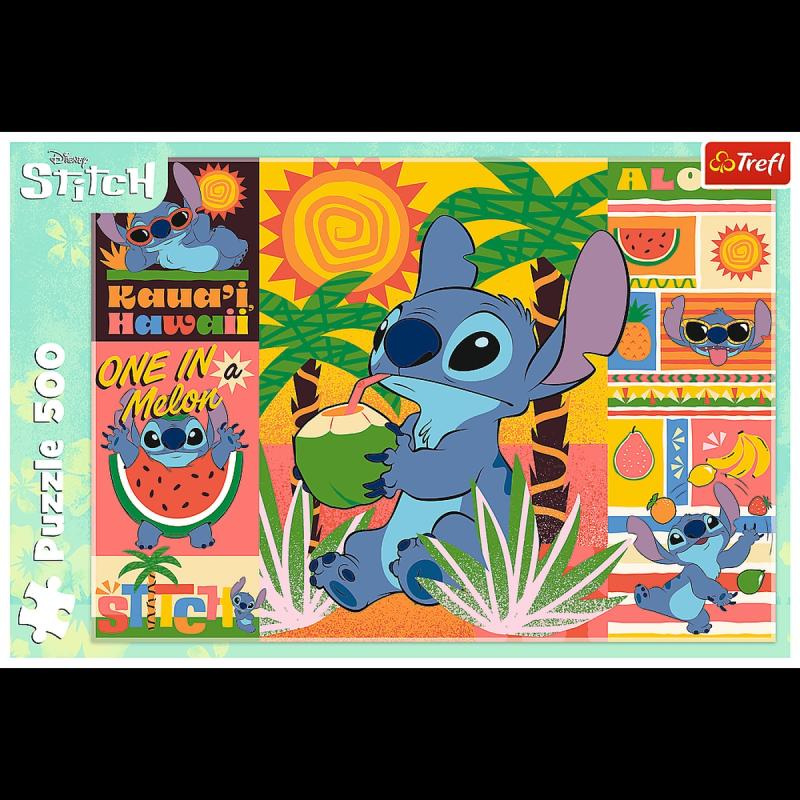 PUZZLE 500 TREFL HOLIDAYS WITH STITCH
