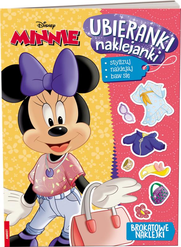 KSIĄŻECZKA MINNIE.UBIERANKI NAKLEJANKI