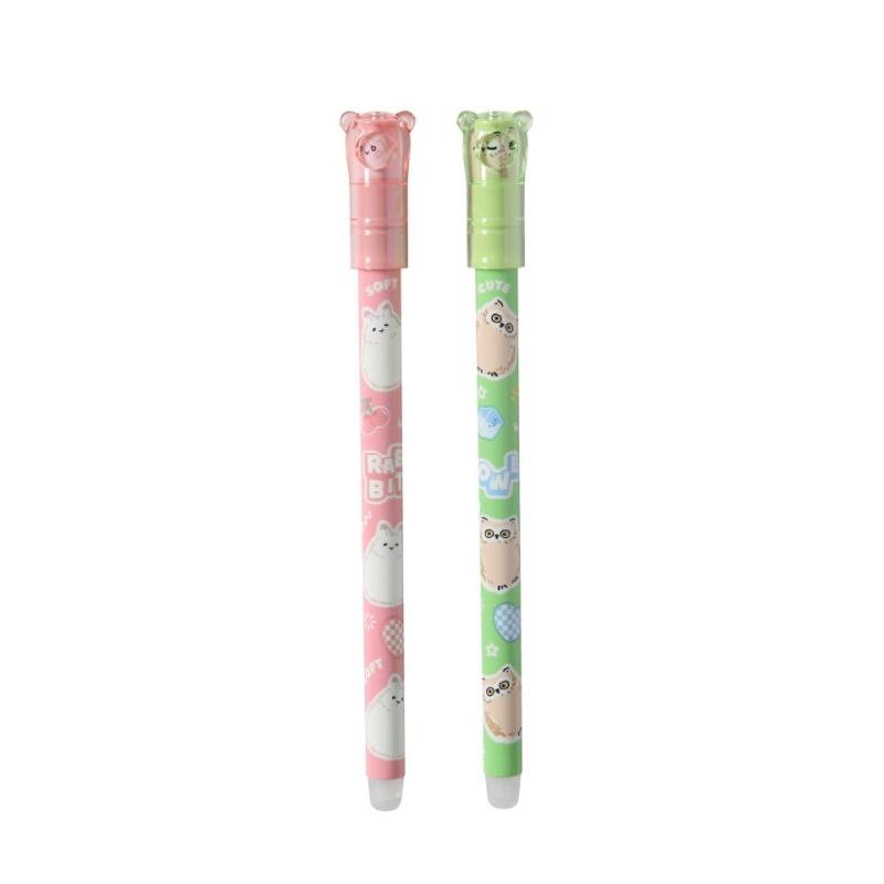 DŁUGOPIS WYMAZYWALNY SOFT ANIMALS SOWA 0,7MM NIEBIESKI MG