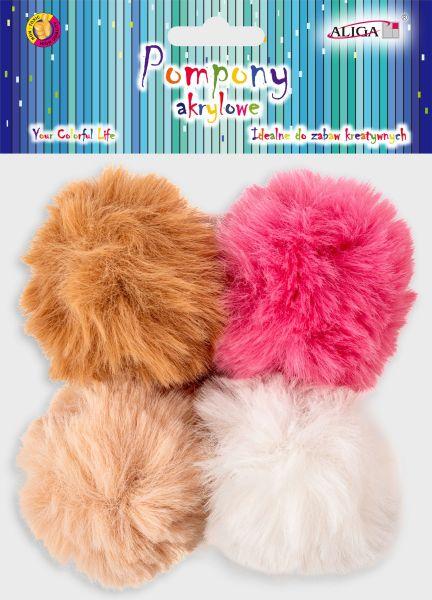 POMPONY POM-6033 Z ZAWIESZKĄ MIX 7CM A4