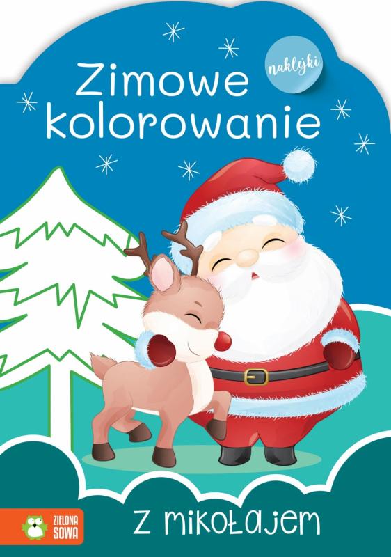 KSIĄŻECZKA ZIMOWE KOLOROWANIE Z MIKOŁAJKIEM ŚWIĘTA