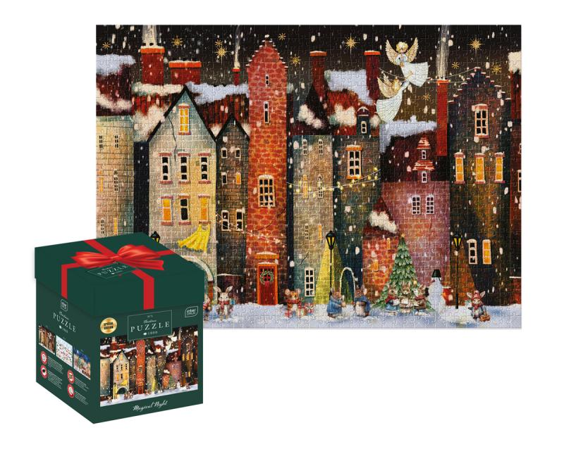 PUZZLE 1000 EL.BOX BN MAGICAL NIGHT #ŚWIĘTA