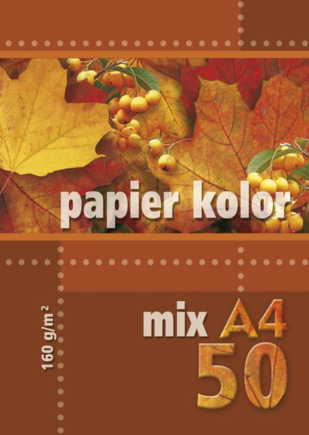 PAPIER KS.A4/50 KRESKA MIX 160G