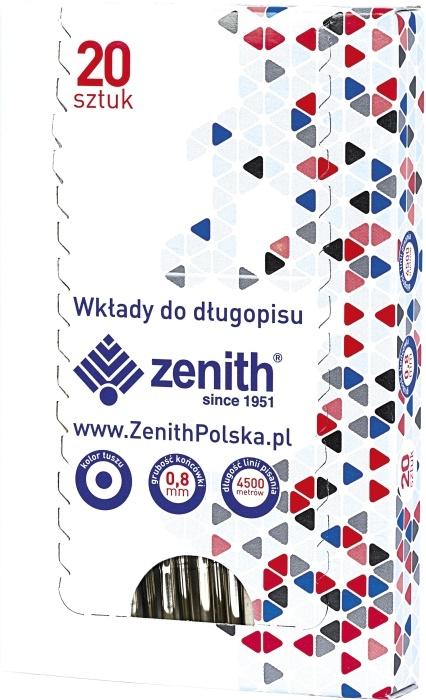 WKŁAD ZENITH A'20 METALIZOWANY ZIELONY