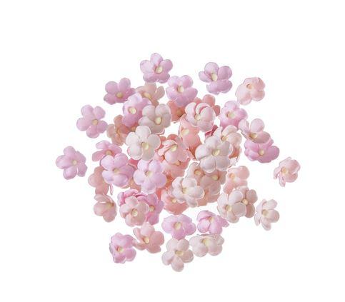 KWIATY PAPIEROWE 2CM 60SZT RÓŻOWE