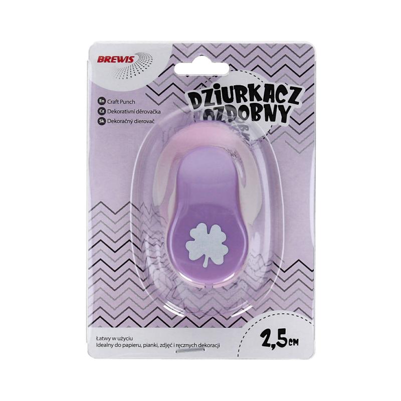 DZIURKACZ OZDOBNY 2.5 CM D25-123 LIŚĆ