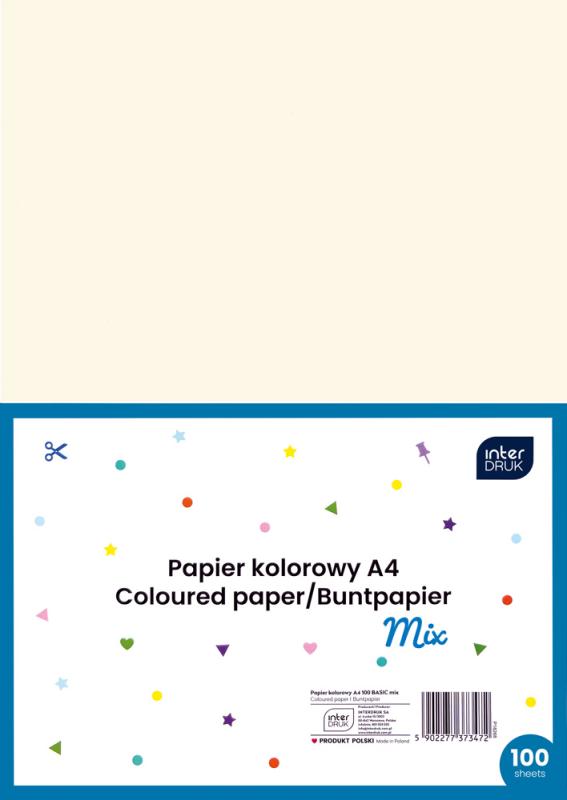 PAPIER KSERO A4/100 MIX BASIC INTERDRUK