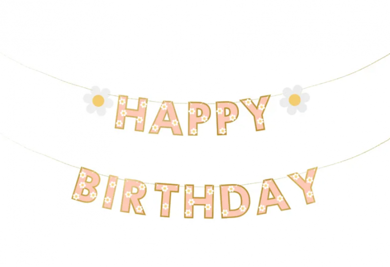 BANER HAPPY BIRTHDAY MIX 200X14.5CM