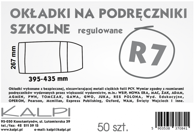 OKŁADKA R7 KALPI WYS. 26,7 A/50