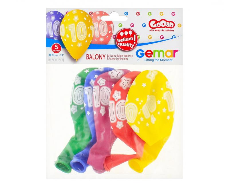 BALONY PREMIUM HEL CYFRA 10 A/5