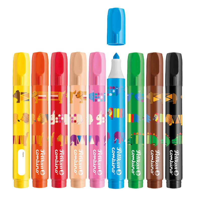 FLAMASTRY 9 PELIKAN COLORELLA SUP COMBIN C41