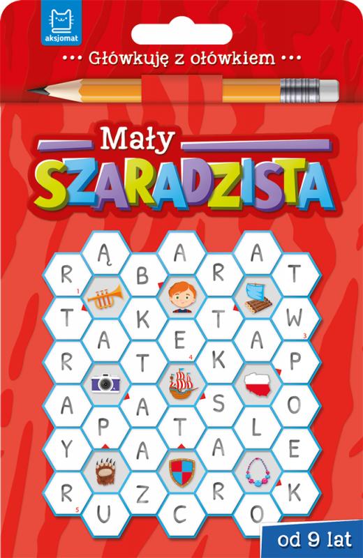 KSIĄŻECZKA MAŁY SZARADZISTA OD 9LAT.KSIĄŻECZKA CZERWONA