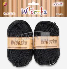 WŁÓCZKA CZARNA 50M A2 WL-3147